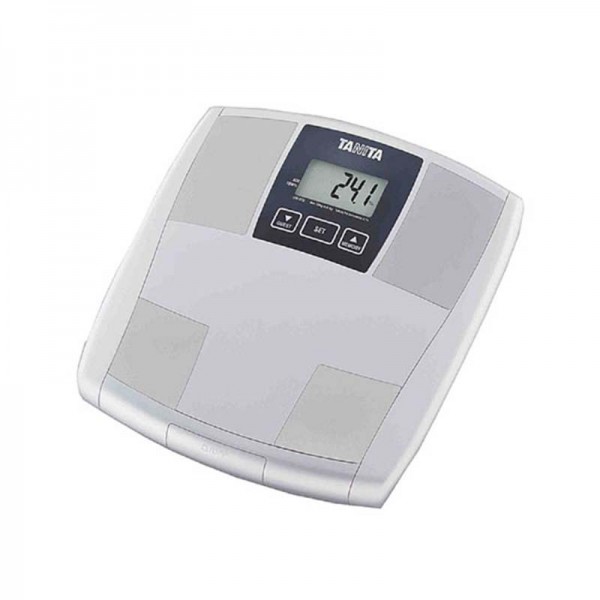 Tanita Body Fat & Water Percentage Scale, Silver/Grey