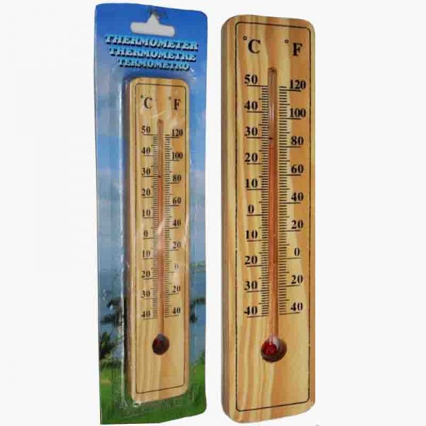 Wooden Room Thermometer