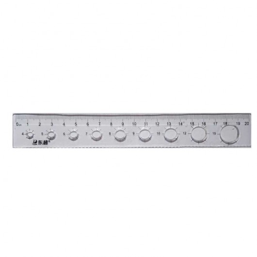 Button Measuring Ruler Button Measuring Scale